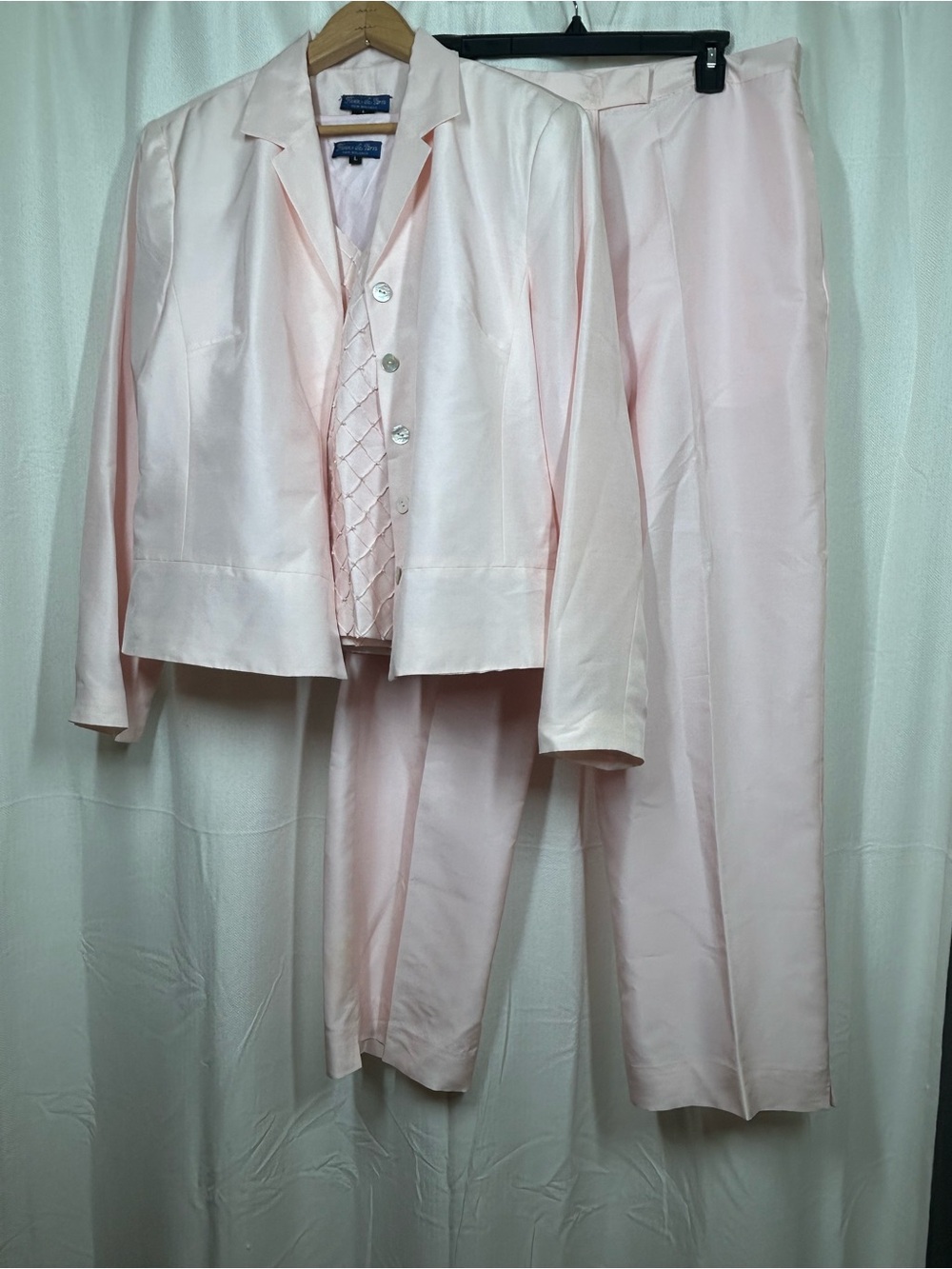 Vintage Fleur De Paris New Orleans 3 Piece Set 100% Silk Sz Large Set Rare